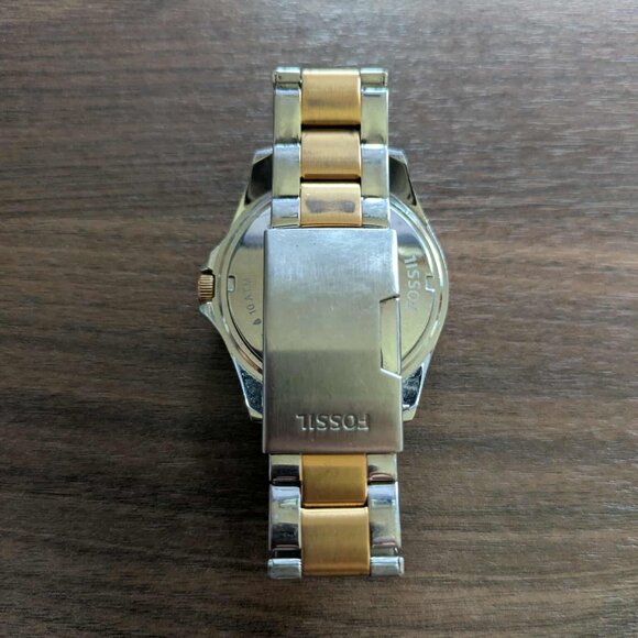 Fossil Riley Women's Multifunction Watch Silver Rose Gold Crystals ES-2787 - Picture 2 of 5